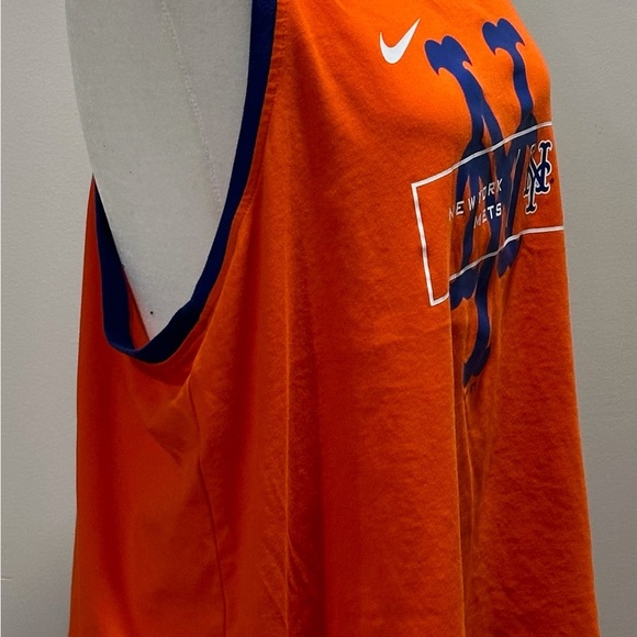 Mlb NY Mets Nike Women's X-Ray Racerback Performance Tank Top - Orange size XL - Picture 3 of 5